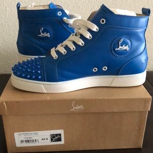 Christian Louboutin/Lou spikes Flat Calf